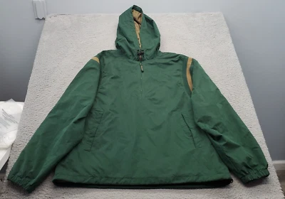 WearGuard Windbreaker Jacket Men XL Green Lined Windproof Water Resistant Hooded - Image 1 of 4