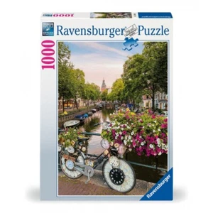Ravensburger 1000pc Jigsaw Bicycle & Flowers in Amsterdam - 120007807 - Bild 1 von 1