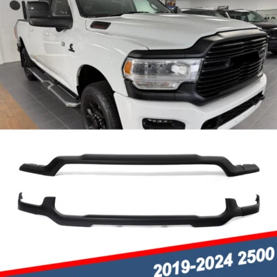 For 2019 2020-2024 Ram 2500 Matte Black Front Upper+Lower Grille Molding Trim US - Image 1 of 4