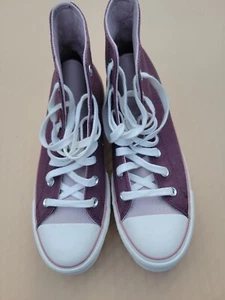 Converse Chuck Taylor All Star Lift Hi Bordeaux Platform Canvas Sneakers Size 9 - Picture 1 of 5