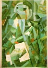 Peintures à l'huile peintes à la main style Dali 32 x 48 composition cubiste portrait assis