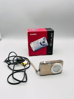 Casio Exilim EX-Z1 Digitalkamera 10.1 MP ohne Akku beige geprüft mit OVP - Bild 1 von 4