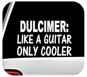 Hackbrett wie eine Gitarre Kühler Aufkleber Sticker Folk Bluegrass Musik Kunst H1086 - Bild 1 von 4