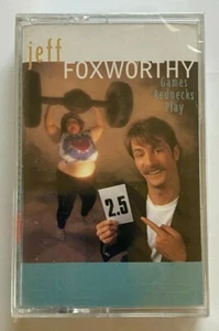 Jeff Foxworthy Games Rednecks Play Comedy Cassette July 1995 Warner Bros New - Bild 1 von 2