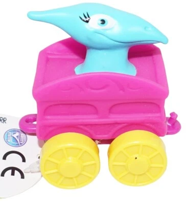 Tren de dinosaurios brillante Jim Henson - Mini figura de juguete a bordo en vehículo 2016 Foto 1 de 3