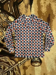 Vintage 70s Towncraft Shirt Disco Hippie JCPenney Mens XS Small/ Womens Medium - Picture 1 of 8