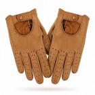 Mens Classic Retro style quality Chauffeur Soft Lambskin Leather Driving Gloves