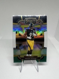 2023 Select - Keeanu Benton #84 (RC) Black and Green Die-Cut Pittsburgh Steelers - Bild 1 von 2