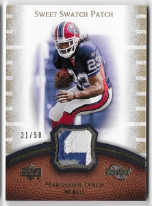 MARSHAWN LYNCH 2007 UPPER DECK SWEET SPOT ROOKIE PATCH CARD #31/50! - Picture 1 of 1