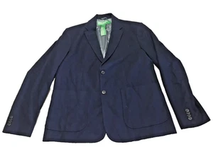 United Colors Of Benetton Sport Mantel Herren Gr. US 44 Blazer XL gefüttert Preppy NEU - Bild 1 von 12