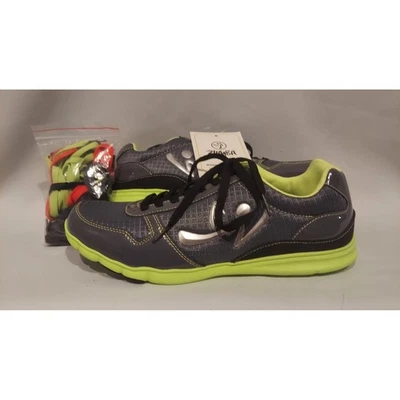 Zumba женщин серый и желтый Z-Kickz ll низкий верхний танец кроссовки тренажеры размер 9 новый с Ярлыками - Изображение 1 из 4