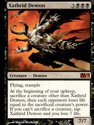 Magic 2010 (M10) #122 Xathrid Demon - Image 1 of 2