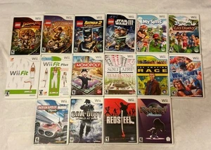 Nintendo Wii Game Lot Bundle Of 16 Video Games Tested (LEGO, Monopoly, COD, Etc) - Picture 1 of 24