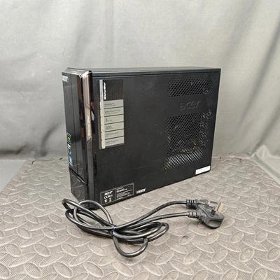 Acer Aspire X1301 Desktop PC Win 7 AMD Athlon II X3 3GB RAM 320GB HDD GeForce - Image 1 of 4