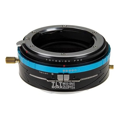 Fotodiox NF/G-E Tilt Shift Lens Adapter for  Nikon F AI/D/G Lens to Sony E Body - Image 1 of 4