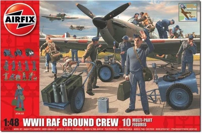 Airfix 1:48 Scale WWII RAF Ground Crew Model Kit - Immagine 1 di 3