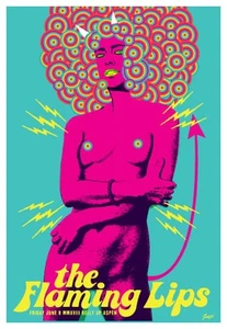 Scrojo The Flaming Lips 2018 Poster Belly Up Aspen Colorado FlamingLips_1806 - Picture 1 of 1