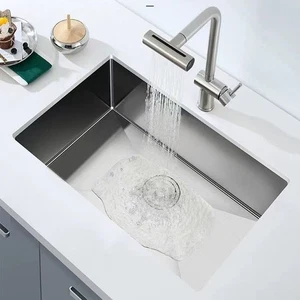 30" Kitchen Sink, 304T Stainless Steel Undermount Kitchen Sink Single Bowl - Picture 1 of 8