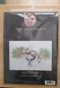 Cross Stitch Kit, Margaret Sherry Hanging Around,16x23cm Anchor,16ct, New/unused - Picture 1 of 3
