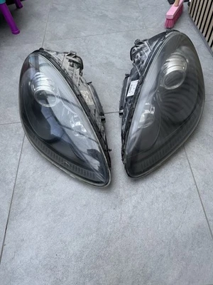 Porsche Cayenne 958 92A Xenon Scheinwerfer Schwarz Gts Turbo Links Rechts - Bild 1 von 4