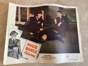 Philo Vance Returns (1947) Original Lobby Card #4 PRC Film Noir Crime - Bild 1 von 10