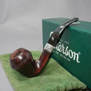 Peterson Shelock Holmes Hansom Calabash Sterling Estate Briar Tobacco Pipe - Bild 1 von 23