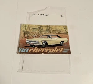 ORIGINAL 1966 Chevrolet Owners Manual Impala Caprice - Picture 1 of 1
