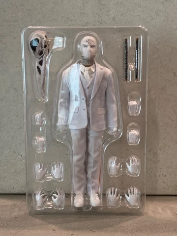 AT-MK-NH-A: Aton custom 1/12 MoonKnight Mr. Knight Figure (No Hood, No Blood) Cover