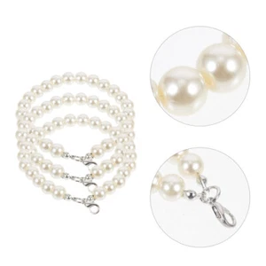 3 Pcs Pearl Chain Mobile Phone Case Lanyard Beaded Lanyards for Women - Afbeelding 1 van 12