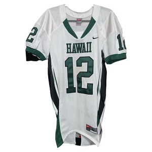 Hawaii Rainbow Warriors Nike Jersey Mens Game Worn Football NCAA Large - Picture 1 of 6