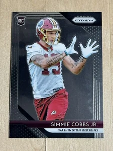 2018 Washington Redskins ROOKIE Simmie Cobbs Jr. Panini Prizm ROOKIE CARD #298 - Picture 1 of 2