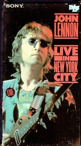 John Lennon Live in New York City -  VHS 1985 Capitol Rare Collectible - Picture 1 of 4