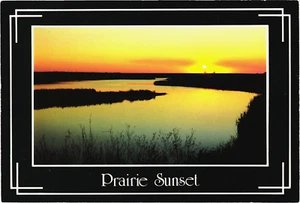 Postcard:  Canadian Prairie Sunset --- Saskatchewan --- Canada - Picture 1 of 2