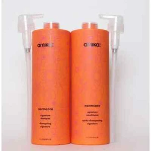 Amika Normcore Signature Shampoo and Conditioner 33.8oz W/pumps - Picture 1 of 1