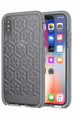 Tech21 iPhone XS & X Evo Gem FlexShock Drop Protection Case Cover - Grey - Image 1 of 4