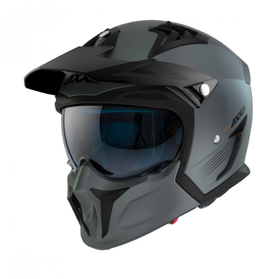 Axxis Hunter SV Solid A2 Helmet Matt Titanium - Image 1 of 1