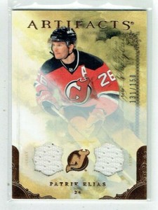 10-11 UD Upper Deck Artifacts  Patrik Elias  /150  Dual Jerseys