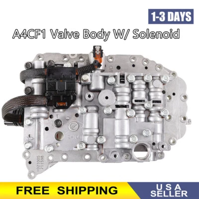 Cuerpo de válvula de transmisión automática A4CF1 para Hyundai Elantra Kia Spectra con solenoide Foto 1 de 4