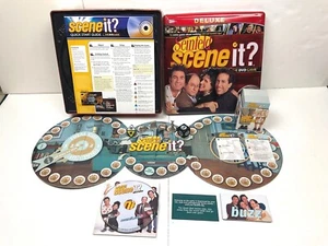 *Tested & Complete* Seinfeld Scene It? DVD Board Game TV Trivia Deluxe Metal Tin - Picture 1 of 12