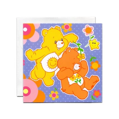 Mini tarjeta de regalo CARE BEARS™ con sobre de American Greetings Foto 1 de 4