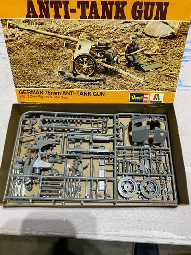 Maquette Italeri 1/35 Anti Tank Gun M42 - Kit Modèle Réduit à Monter, Occasion