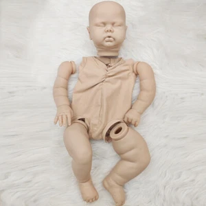 24" Reborn Baby Doll Unpainted Kits Pickle DIY Part with Cloth Body Handmade Toy - Picture 1 of 5