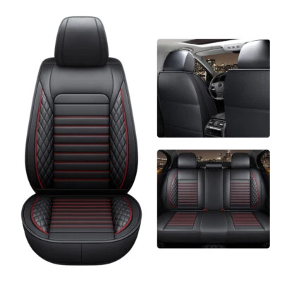 Faux Leather Car Seat Covers Front&Rear Full Set For Mazda 3/CX-3/CX-30/CX-5/6 - Imagem 1 de 4