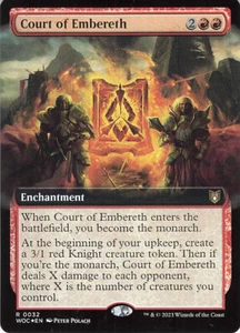 Court of Embereth (Extended Art) - Commander: Wilds of Eldraine (WOC) - Foil LP - Picture 1 of 2