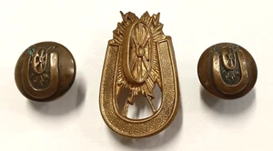 Swansea & Mumbles Electric Tramway / Railway Cap Badge & Buttons - Picture 1 of 6