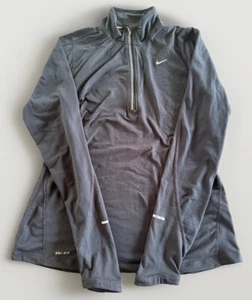 Nike Women’s M Black Element Running Pullover 1/4 Zip Jacket Gym Workout - Picture 1 of 7