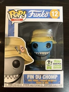 Funko Pop! Fin Du Chomp #12 Blue Vinyl Figure 3000 Pcs ECCC - W/ Protector - Picture 1 of 6