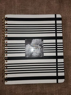 Kate Spade Large “Stripes"  Daily Planner 2018-2019 Weekly Monthly !NEW! - Image 1 of 4