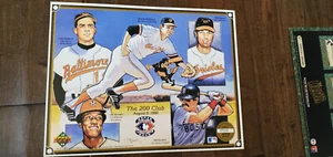 1992 UPPER DECK COMMEMORATIVE SHEET ORIOLES BROOKS ROBINSON APARICIO PAPPAS SGA - Picture 1 of 1