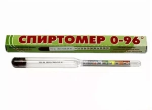 Alkoholmesser Zuckermesser Spirtometer Alkoholmeter Spirtomer СПИРТОМЕТЕР 0-96° - Bild 1 von 5